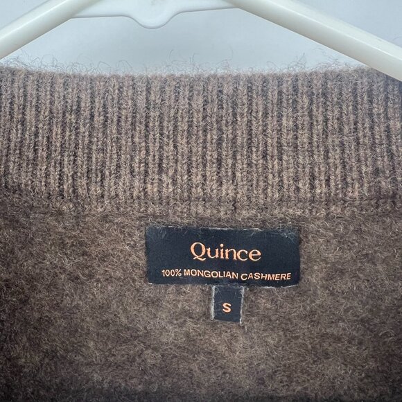 Quince Brown Crew Neck Sweater - Picture 4 of 7